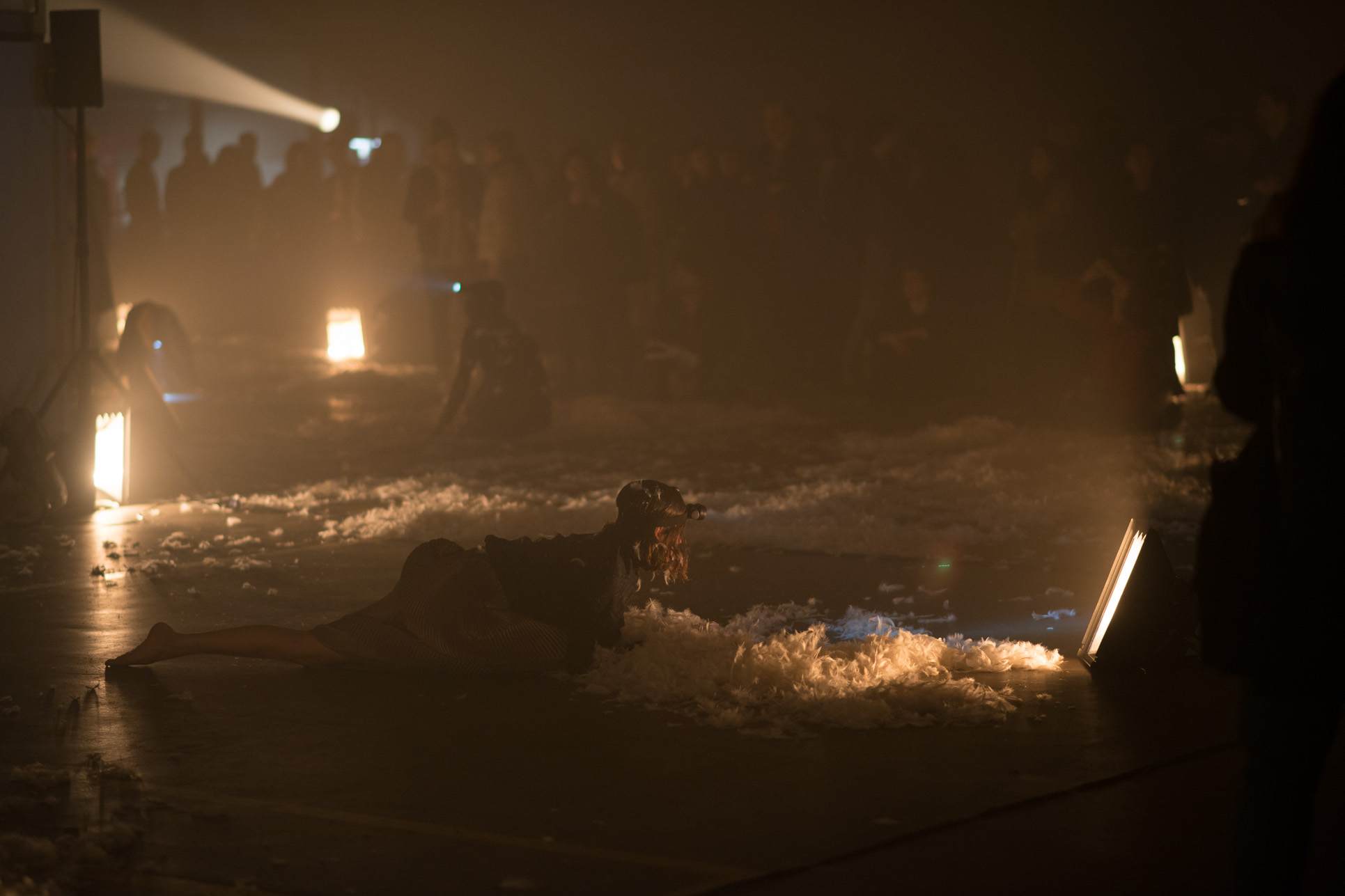 Tissues I: A Prologue, performance view, Pavillon Sicli, Geneva, 2018